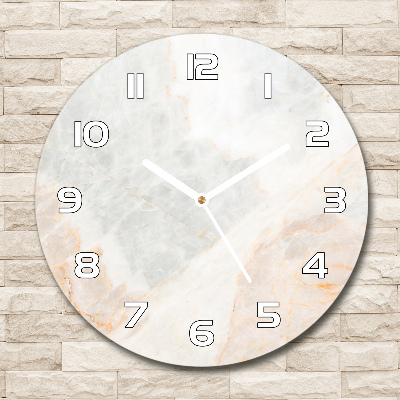 Horloge ronde murale Marbre