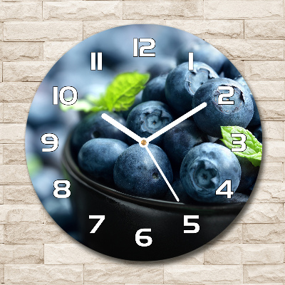 Horloge en verre ronde Baies