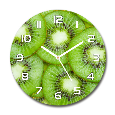 Horloge ronde murale Motif kiwi