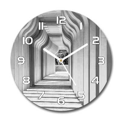 Horloge ronde murale Couloir