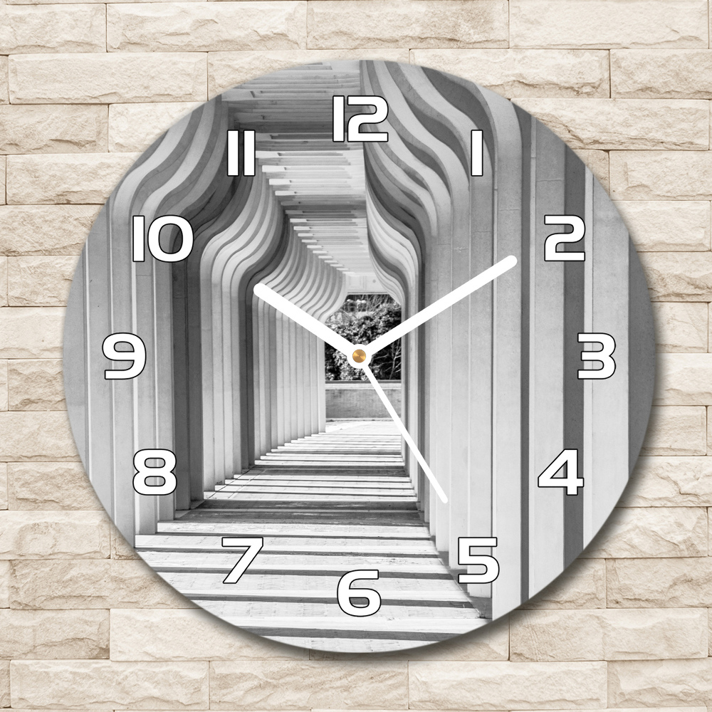 Horloge ronde murale Couloir