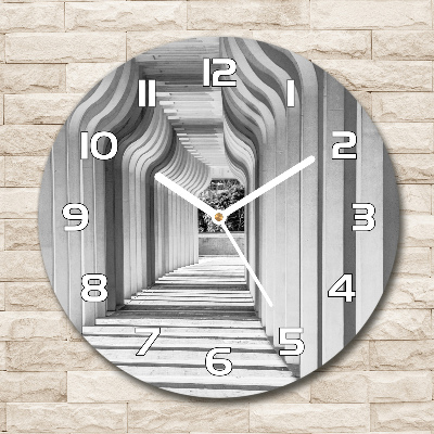 Horloge ronde murale Couloir