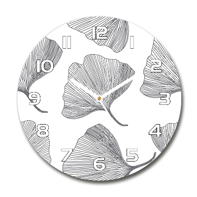 Horloge ronde murale Ginkgo