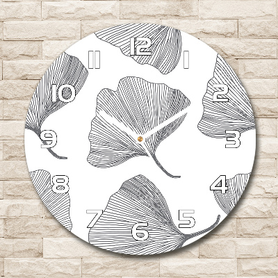 Horloge ronde murale Ginkgo