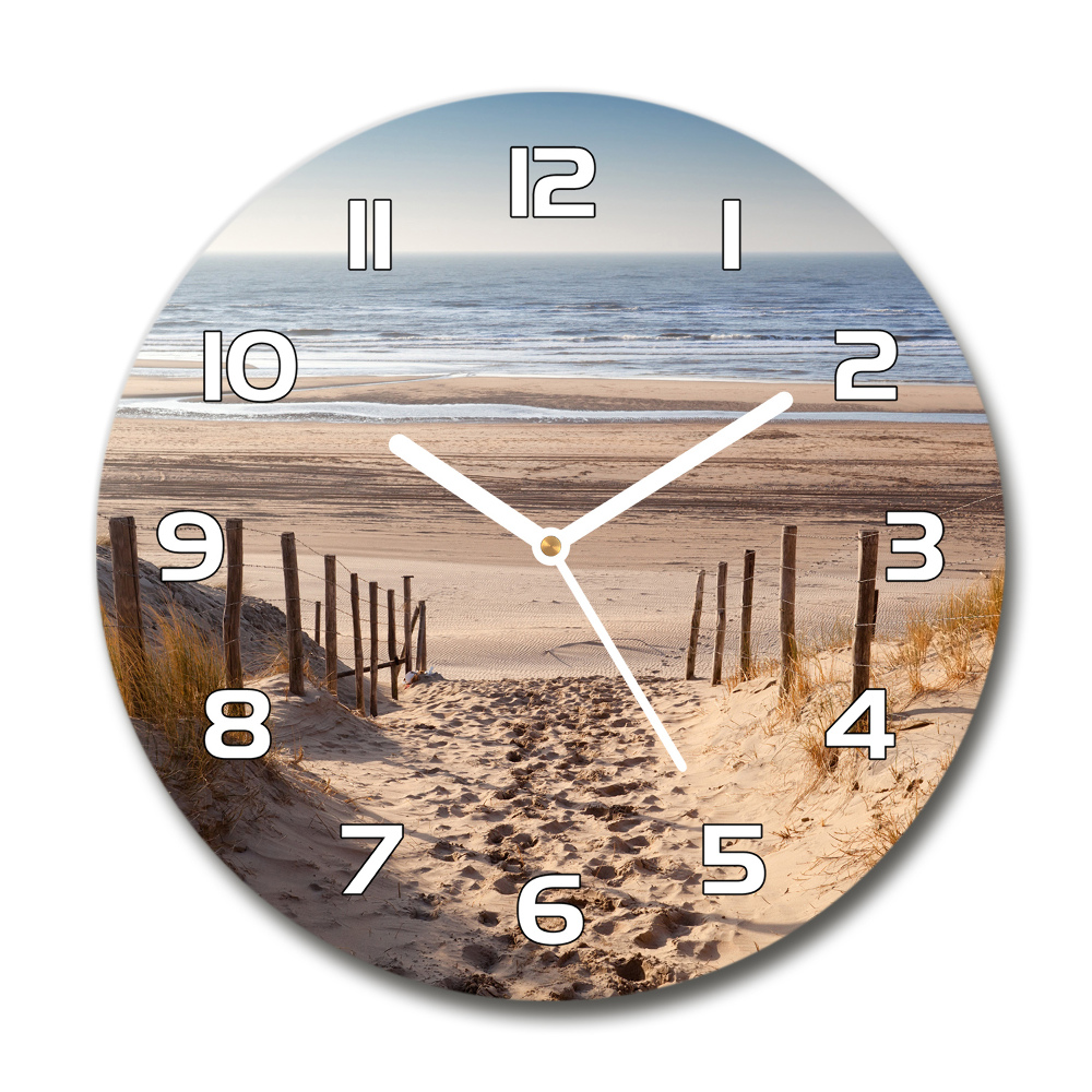 Horloge ronde Dunes côtières