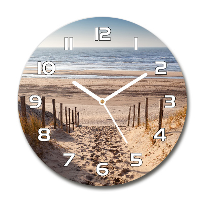 Horloge ronde Dunes côtières