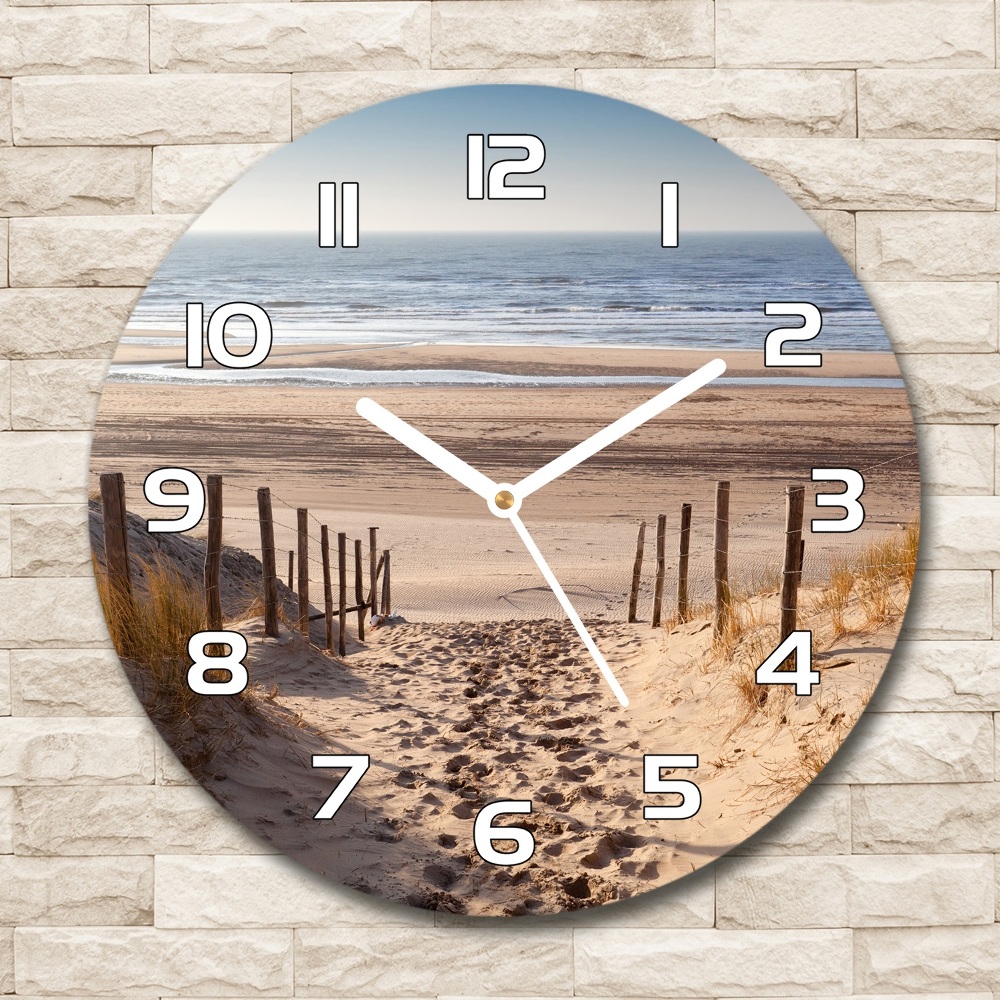 Horloge ronde Dunes côtières