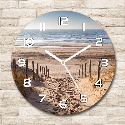 Horloge ronde Dunes côtières