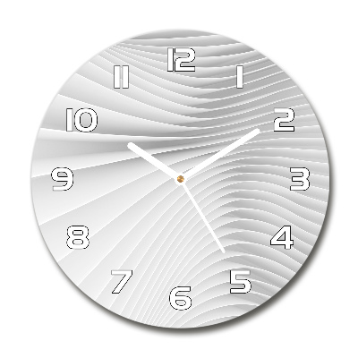 Horloge ronde murale Lignes abstraites