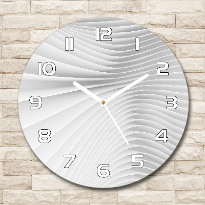 Horloge ronde murale Lignes abstraites