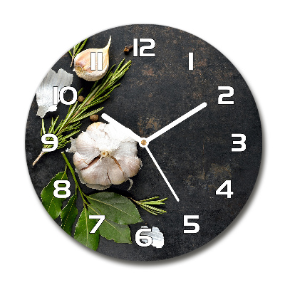 Horloge ronde murale Ail