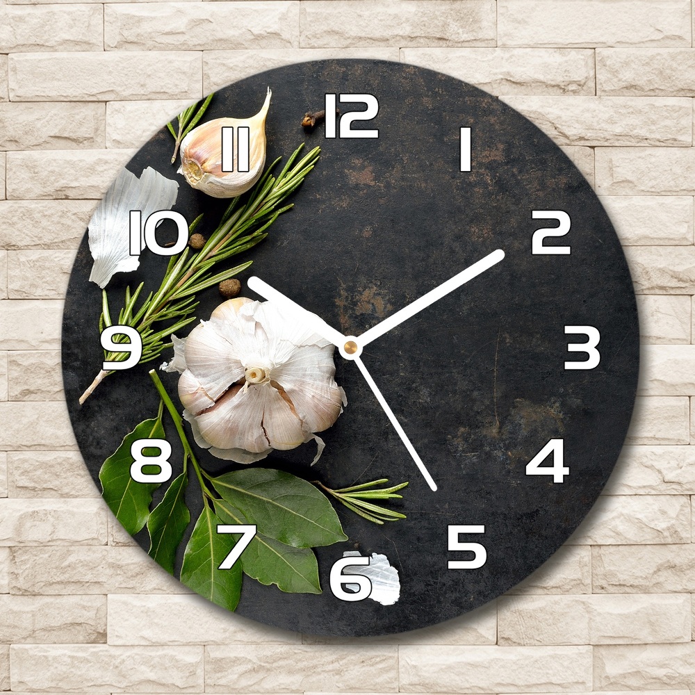 Horloge ronde murale Ail