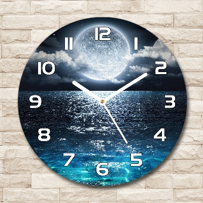 Horloge ronde Pleine lune