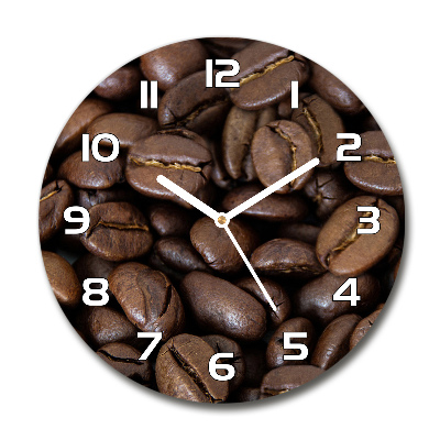 Horloge ronde Café en grains