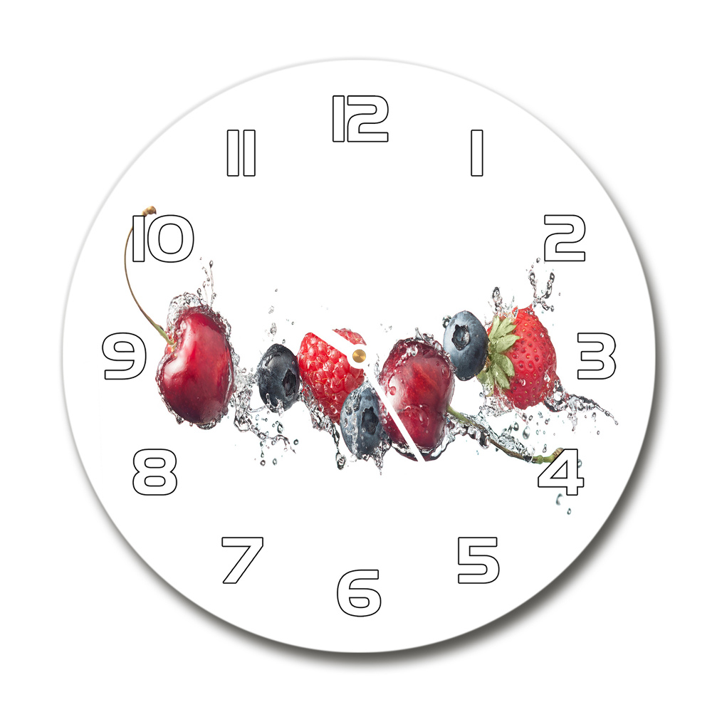 Horloge ronde Fruits de la forêt