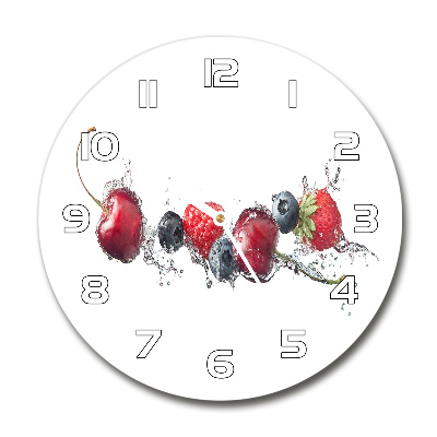 Horloge ronde Fruits de la forêt