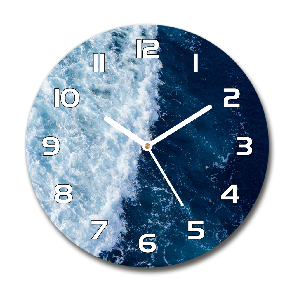 Horloge ronde Vagues de la mer