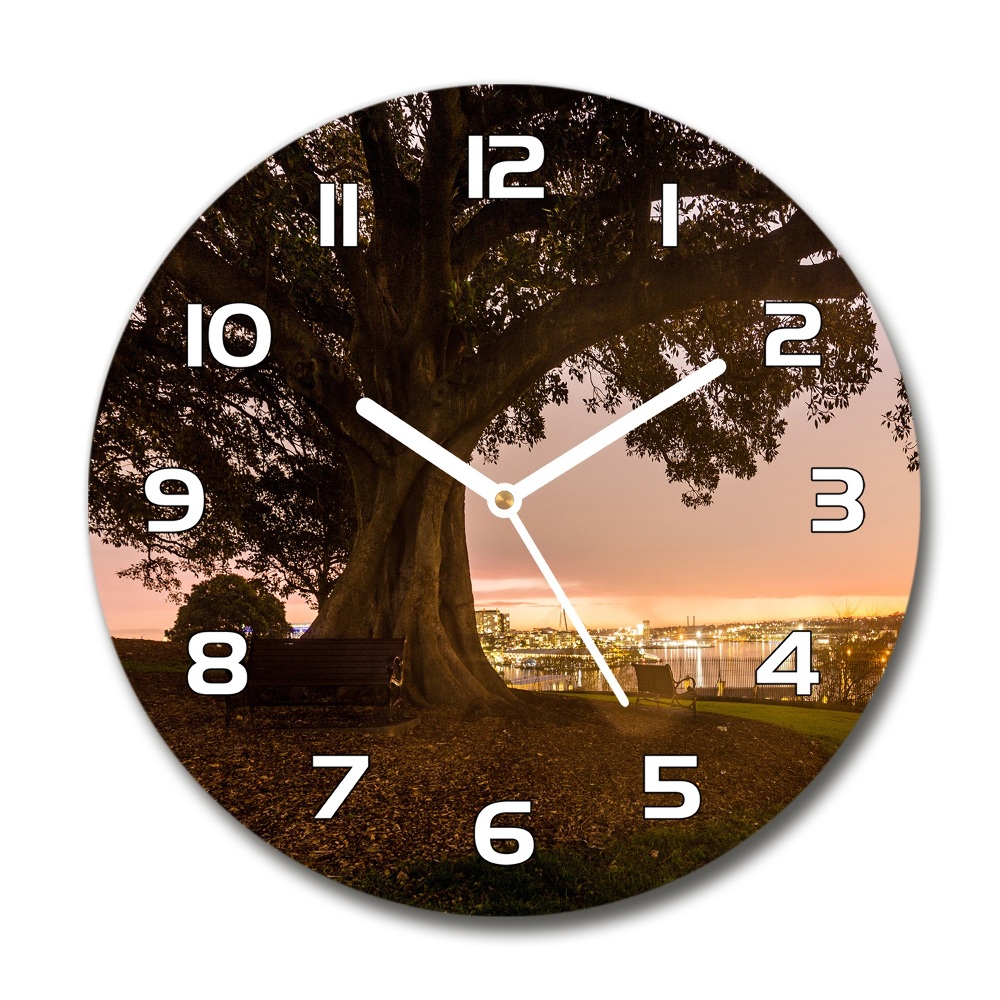 Horloge ronde Vieil arbre