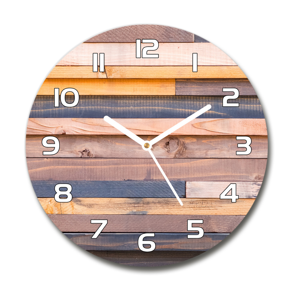 Horloge ronde Mur en bois