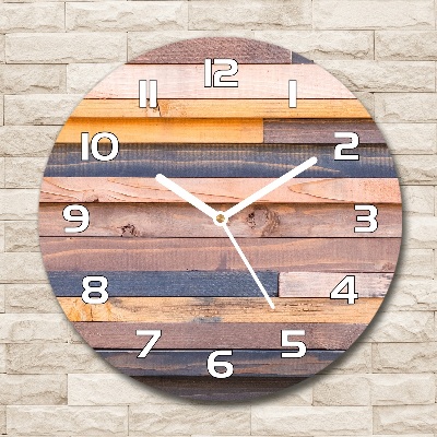 Horloge ronde Mur en bois