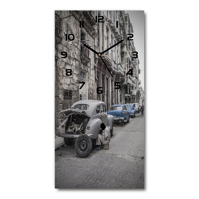 Horloge rectangulaire verticale Havane