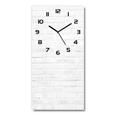 Horloge murale verticale Mur de briques