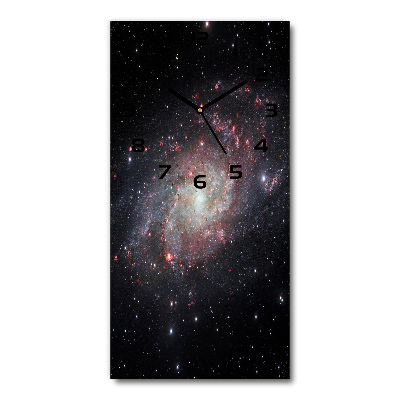 Horloge rectangulaire verticale Nébuleuse
