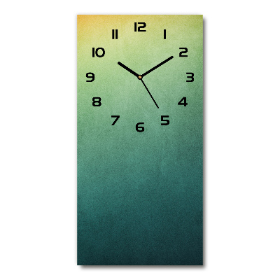 Horloge murale verticale Fond dégradé