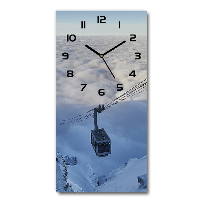 Horloge murale verticale Montagne russe
