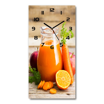 Horloge rectangulaire verticale Jus de fruit