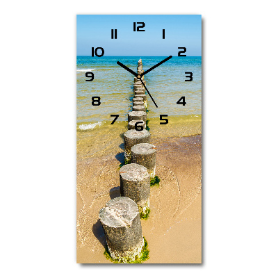 Horloge rectangulaire verticale Brise-lames