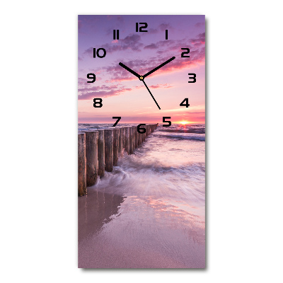 Horloge murale verticale Brise-lames