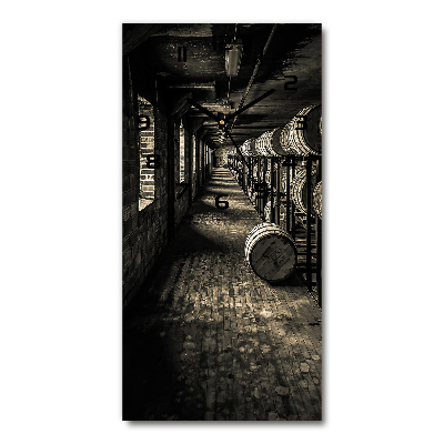 Horloge rectangulaire verticale Tonneaux de bourbon