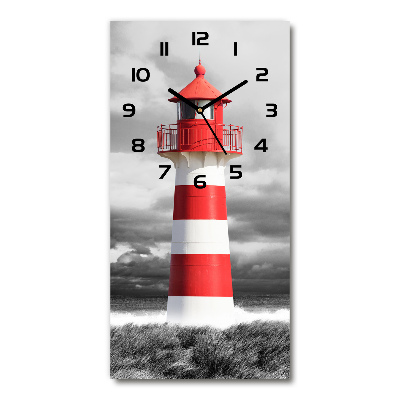 Horloge rectangulaire verticale Phare