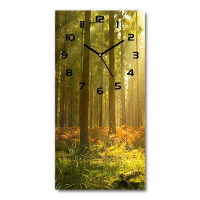 Horloge murale verticale Belle forêt