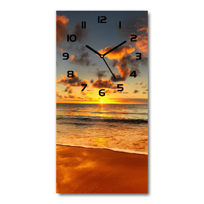 Horloge murale verticale Plage australienne