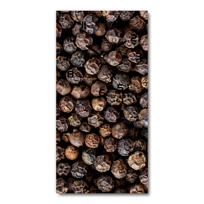 Horloge murale verticale Poivre en grains