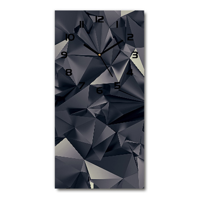 Horloge rectangulaire verticale Art abstrait