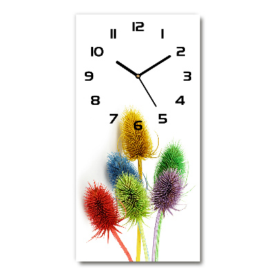 Horloge verticale en verre Chardon