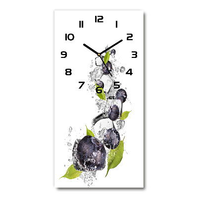 Horloge rectangulaire verticale Baies et glace