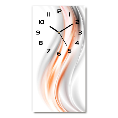 Horloge murale verticale Abstraction de vague