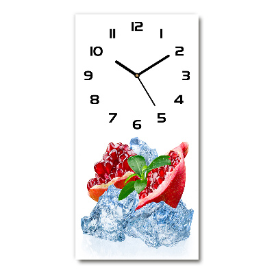 Horloge murale en verre rectangulaire Grenade