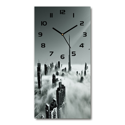Horloge rectangulaire verticale Gratte-ciel