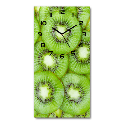 Horloge murale en verre rectangulaire Kiwi