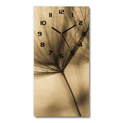 Horloge verticale en verre Graine de mulet