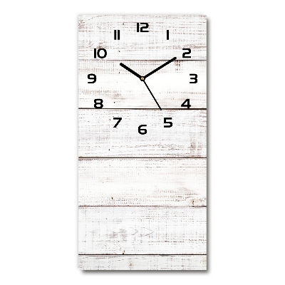 Horloge rectangulaire verticale Mur en bois