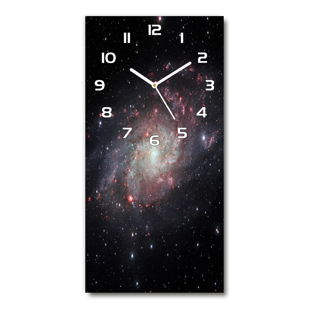 Horloge rectangulaire verticale Nébuleuse