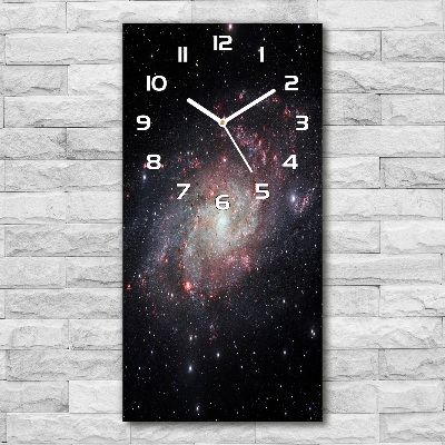 Horloge rectangulaire verticale Nébuleuse