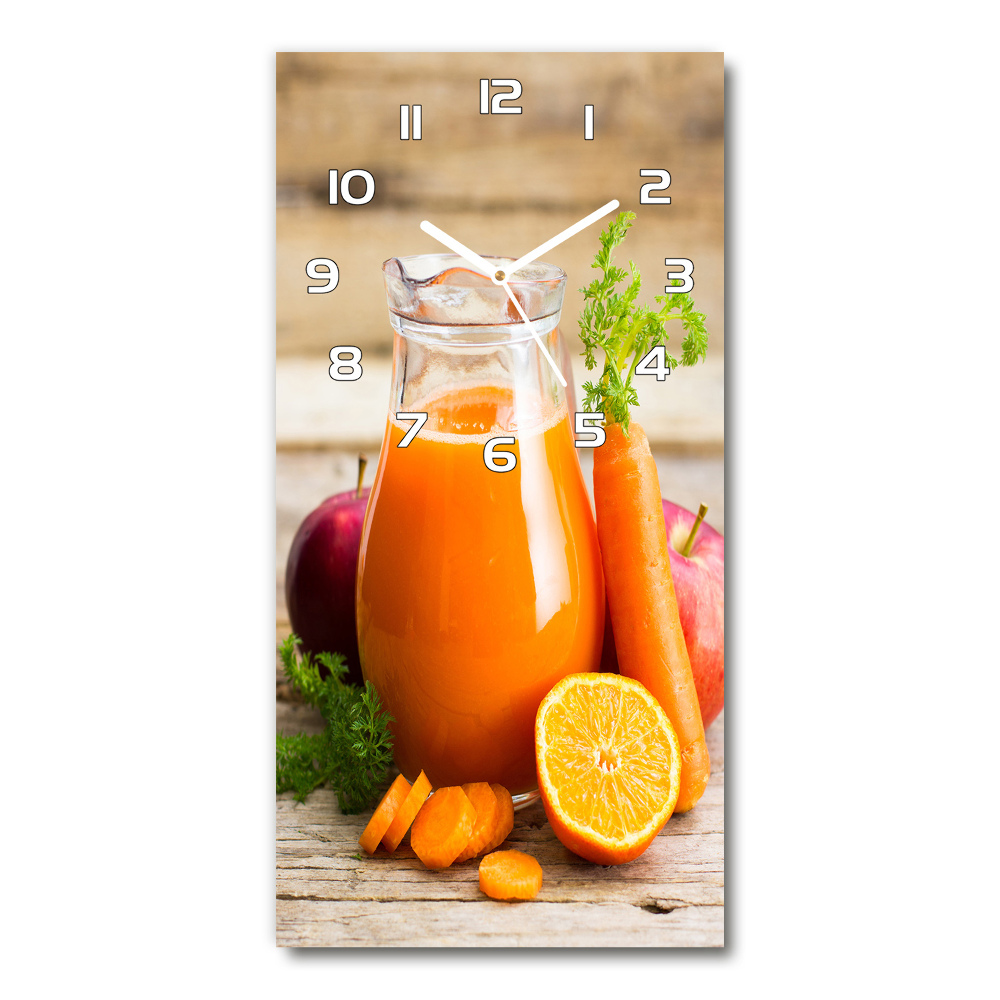 Horloge rectangulaire verticale Jus de fruit