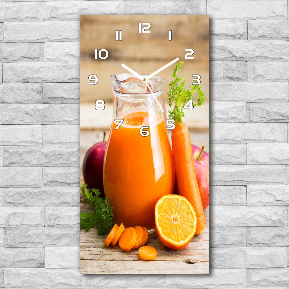 Horloge rectangulaire verticale Jus de fruit